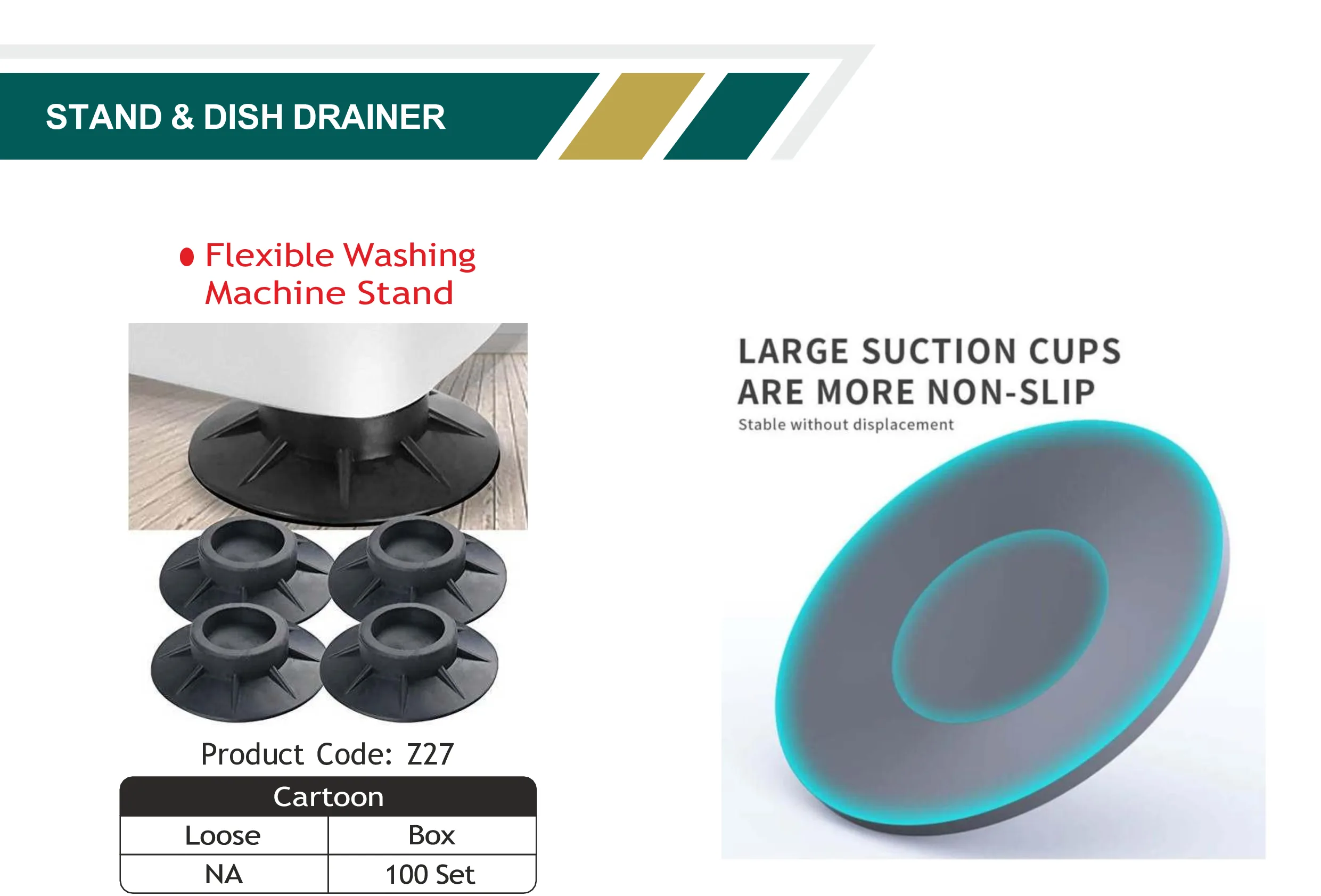 Flexible Washing Machine Stand