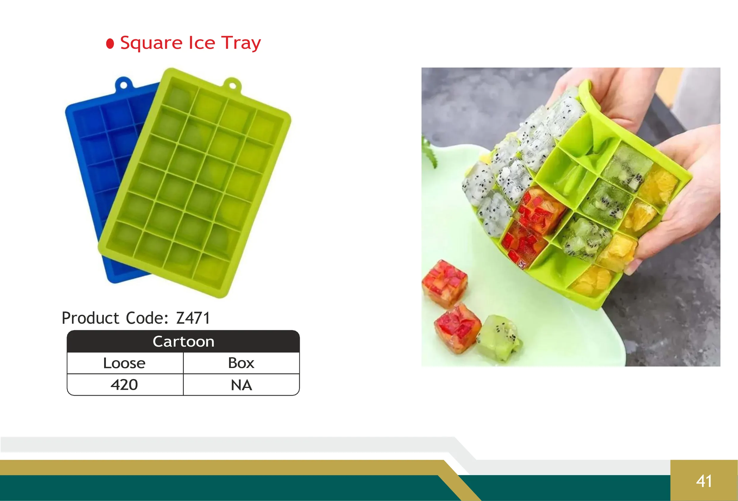 Square Ice Tray