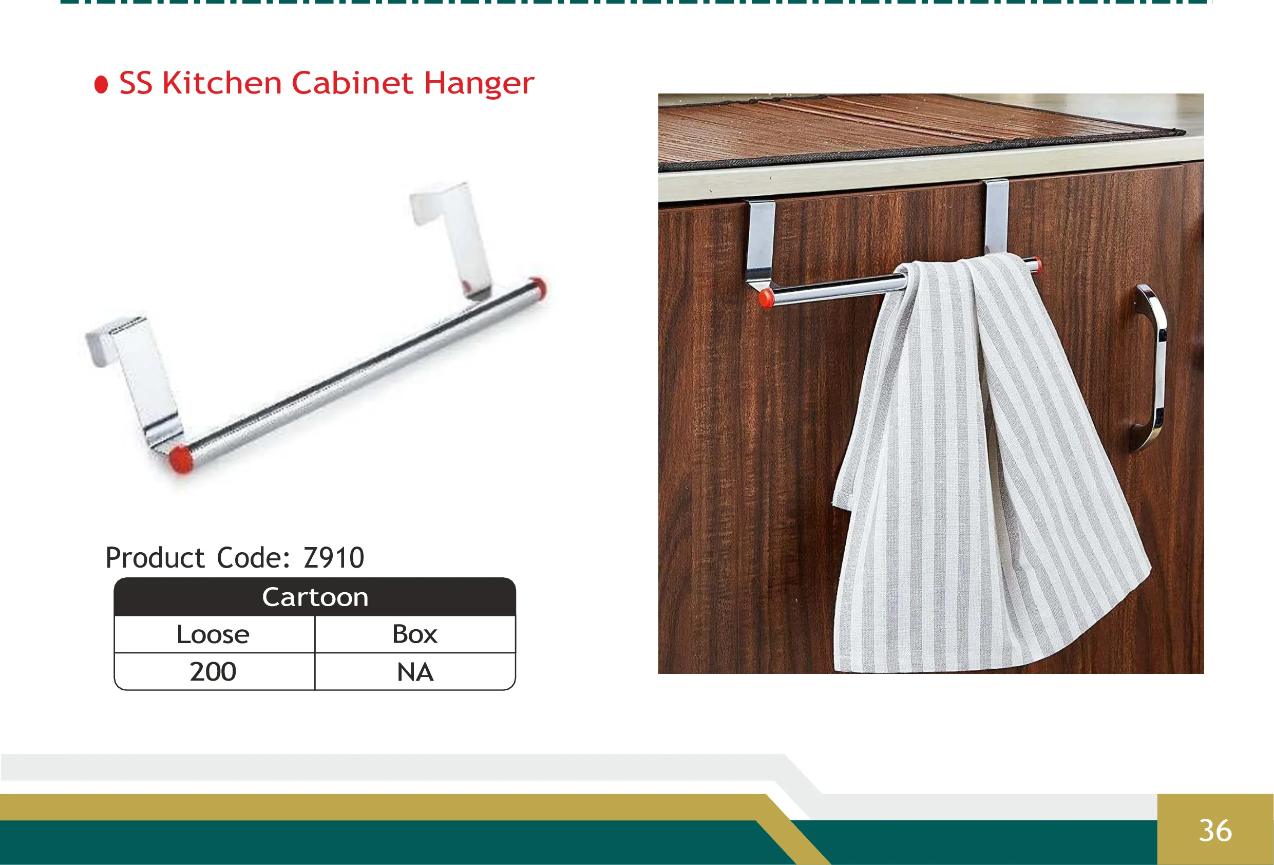 SS Kitchen Cabinet Hanger