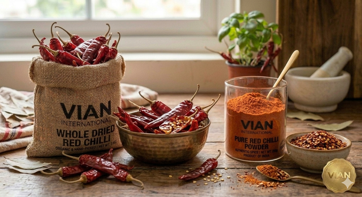 Whole Red Chilli (Lal Mirch)